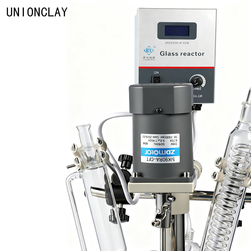 Double Layer Jacketed Glass Reactor 1L-3L