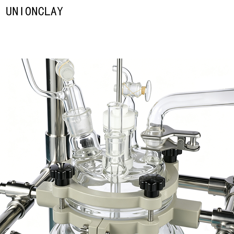 Double Layer Jacketed Glass Reactor 5L