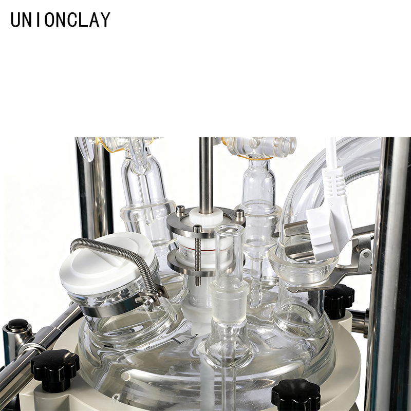 Openable Single Layer Cylindrical Glass Reactor 10L-100L
